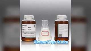 Papier chimique hydrofuge