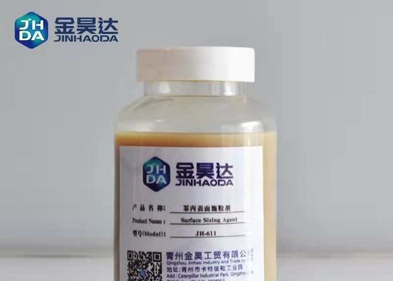 Agent de classement par taille extérieur cationique de la résistance à l'eau de JHDA 30% In Paper Industry
