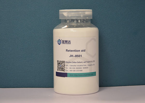 Bon prix Les adjuvants de rétention sont des produits chimiques essentiels dans la fabrication du papier, conçus pour améliorer la rétention des fines particules (telles que les charges, les pigments et les petites fibres) dans la feuille de papier pendant sa formation. en ligne