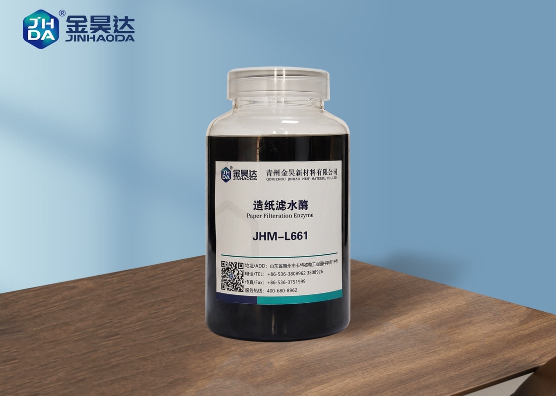L'enzyme de papier de filtre d'eau Jhm-L661 améliorent la filtration de l'eau de la pulpe de rebut