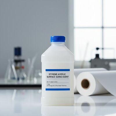 Bon prix Agent d'encollage de surface styrène-acrylique avec une teneur en solides de 25 ± 1 % et un dosage unitaire de 2-4 kg pour le traitement du papier de culture en ligne