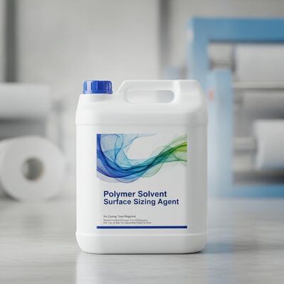 Agents de dimensionnement de surface par solvant polymère Pas de temps de durcissement requis avec une dose recommandée de 2 à 4 kilogrammes par tonne de papier pour améliorer la surface du papier