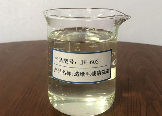 Bon prix Agents de nettoyage efficaces pour la fabrication de feutre de papier pour améliorer la perméabilité de l'air et augmenter la production de la machine à papier en ligne